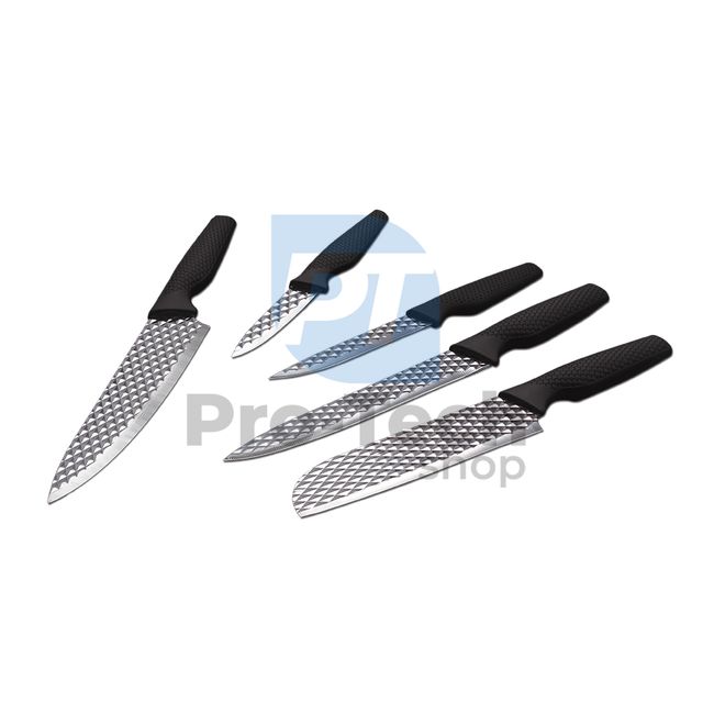 Набір кухонних ножів з 5 шт.  BLACK 21156