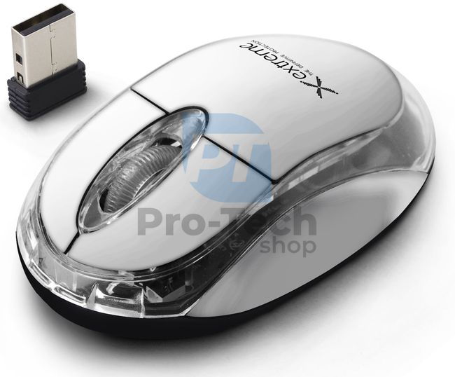 Бездротова 3D USB-миша HARRIER, біла 73448