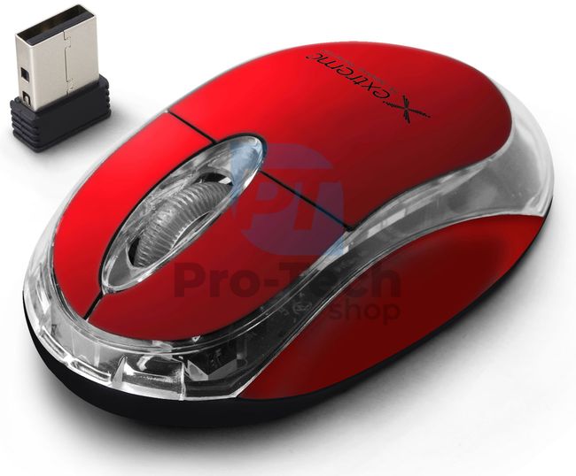 Бездротова миша HARRIER 3D USB, червона 73447
