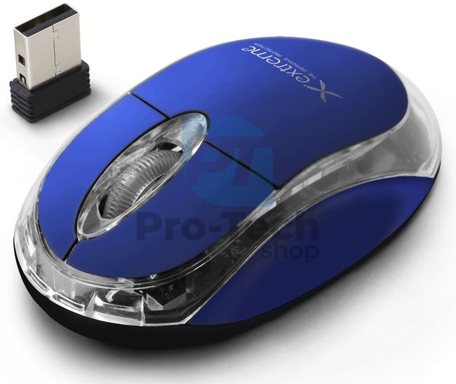 Бездротова миша HARRIER 3D USB, синя 73444