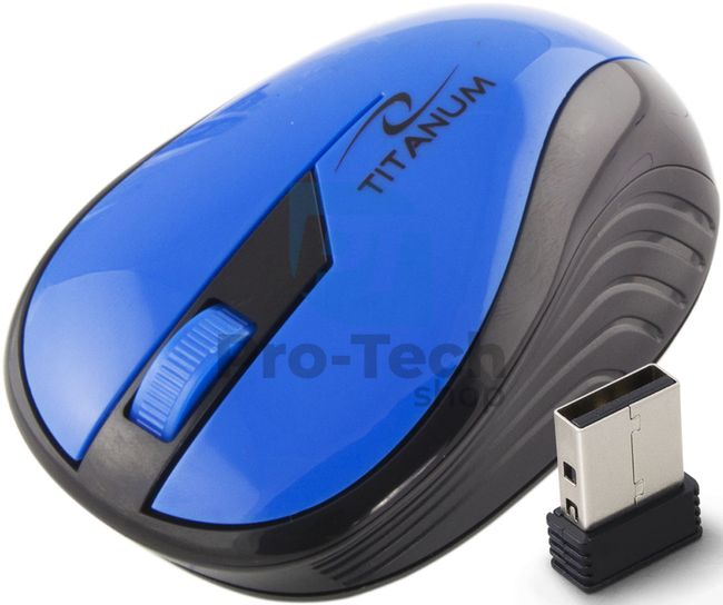 Бездротова 3D миша USB RAINBOW, синя 73413
