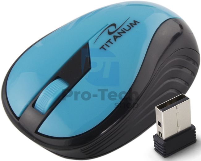 Бездротова 3D USB-миша RAINBOW, бірюзова 73417