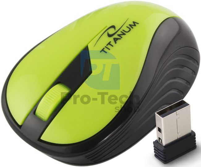 Бездротова миша 3D USB RAINBOW, зелена 73414
