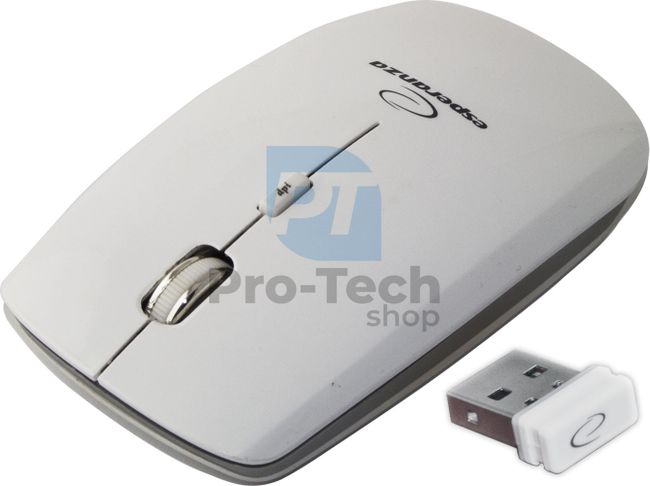 Бездротова мишка 4D USB SATURN, біла 73138