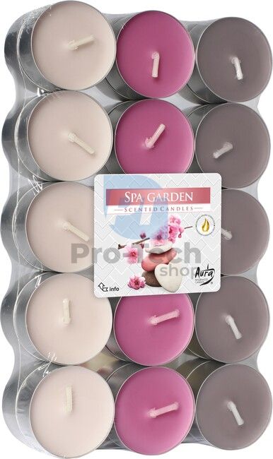 Чайні свічки Spa Garden Linteo Satin AROMA 30шт 30474