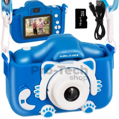 Цифровий дитячий фотоапарат іграшка - синій DC16952 74074