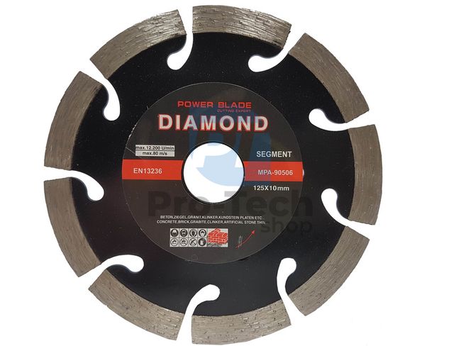 Алмазний диск Segment 125мм x 10мм x 22,2мм 04112
