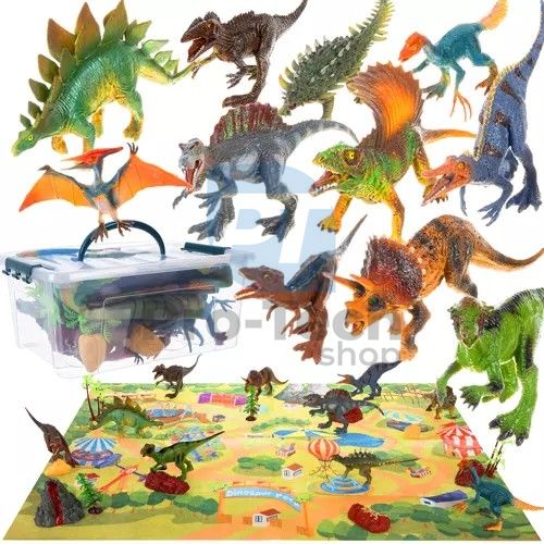 Колекція DinoPark: фігурки та ігровий килимок Kruzzel 74108