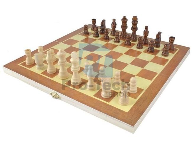 Дерев'яний набір шахів 28x28см 74169