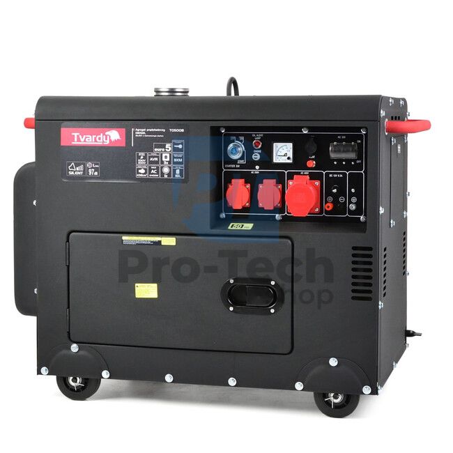 Дизельний генератор 6000Вт 230/400В з ел. пуском і AVR (генератор) 14467