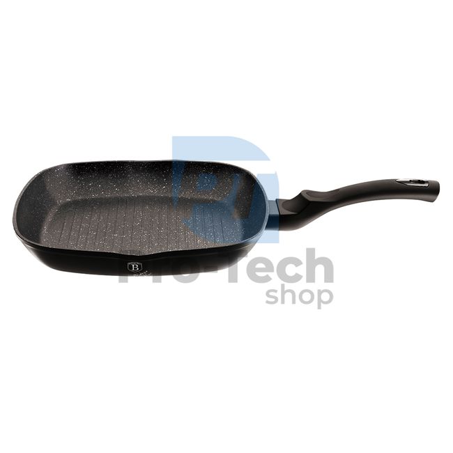 Сковорода-гриль з мармуровим покриттям 28 см BLACK SILVER COLLECTION 20406