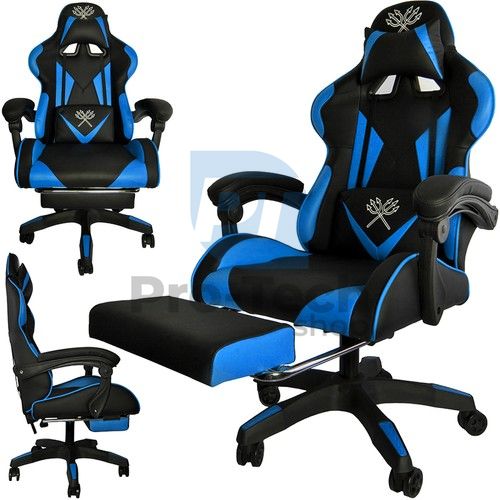 Ігрове крісло - чорно-синій MALATEC 74311