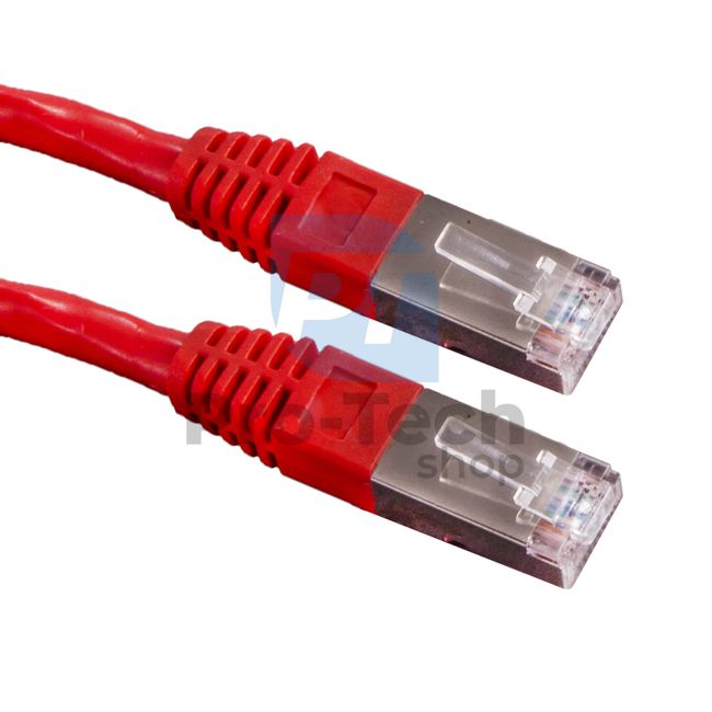 FTP кабель Cat. 6 Патч-корд RJ45, 0,25 м, червоний 72485