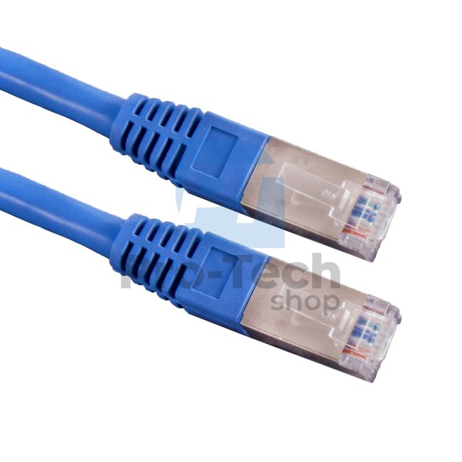 FTP кабель Cat. 6 Патч-корд RJ45, 0,25 м, синій 72481