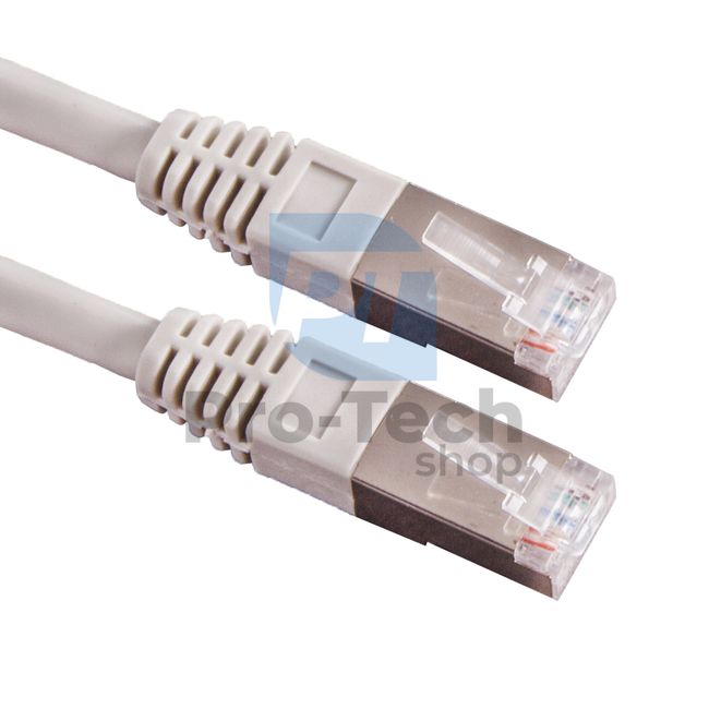 FTP кабель Cat. 6 Патч-корд RJ45, 0,25 м, сірий 72482