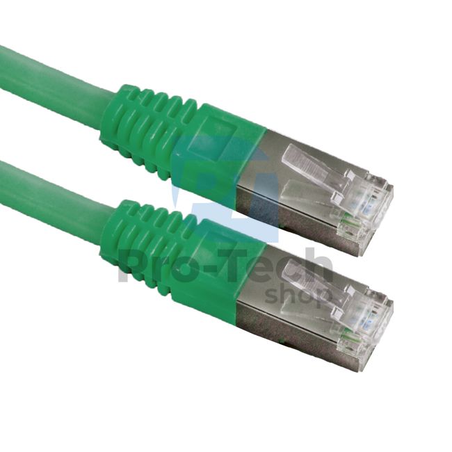 FTP кабель Cat. 6 Патч-корд RJ45, 0,25 м, зелений 72483