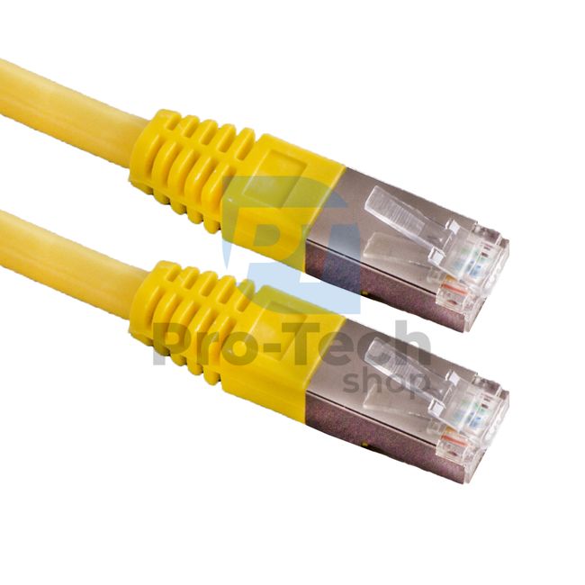 FTP кабель Cat. 6 Патч-корд RJ45, 0,25 м, жовтий 72486