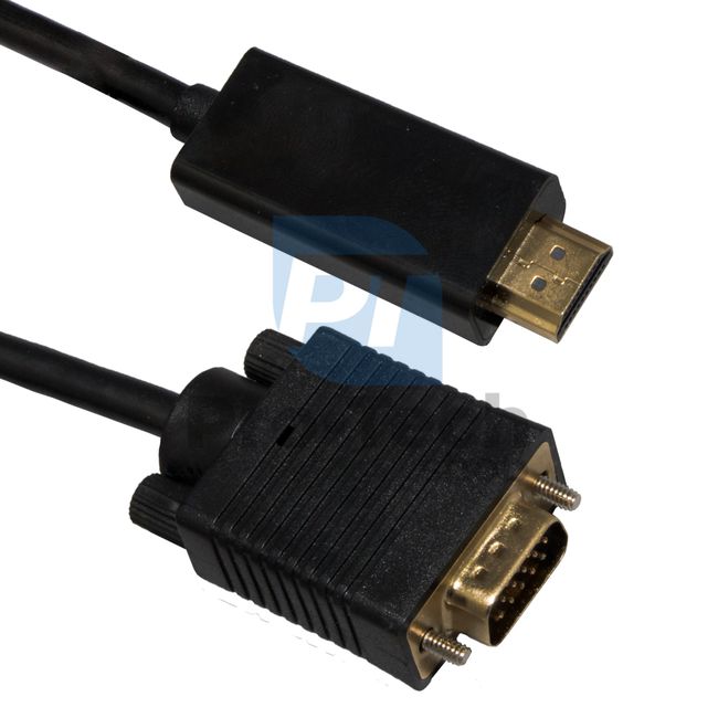 Кабель HDMI - VGA D-SUB з перетворювачем сигналу 1м 72358