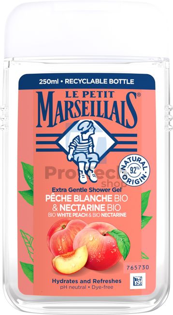 Le Petit Marseillais Біо крем-гель для душу з персиком і нектарином 250 мл 30589