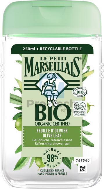 Le Petit Marseillais Біо крем-гель для душу з листям оливи 250 мл 30594