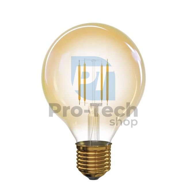 LED лампа Vintage G95 4W E27 тепла біла+ 70535