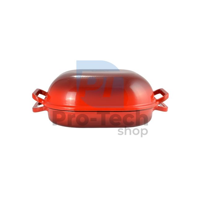 Чавунна форма для випікання з емальованим покриттям 33,5 см Червона 53802