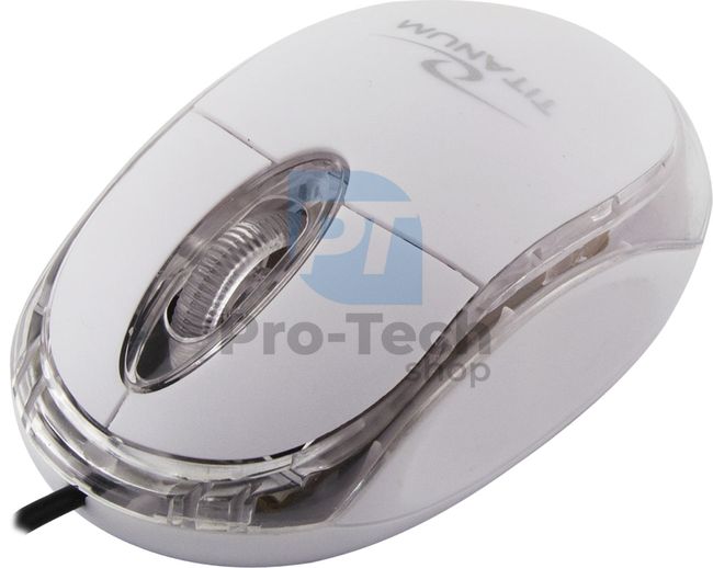 Мишка 3D USB RAPTOR, біла 73403