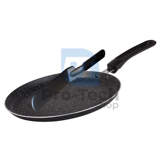 Сковорода для млинців з мармуровим покриттям 24 см BLACK 21059