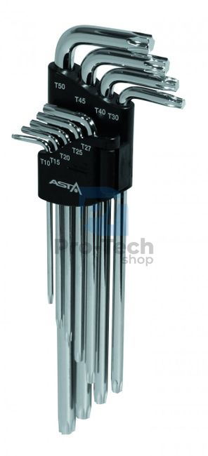 Набір довгих ключів TORX T10-T50 9шт pro Asta A-710TX3 05518