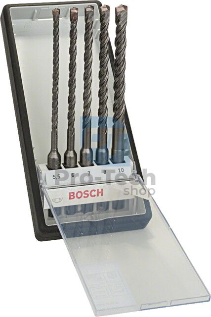 Набір свердел SDS plus-5 5,5-10 мм 5шт Bosch Robust Line
