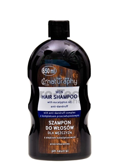 Шампунь для чоловіків Евкаліпт догляд за волоссям Naturaphy 650мл 30129