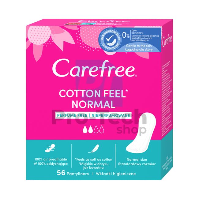 Інтимні сліпи -  Carefree Cotton 56шт 30552