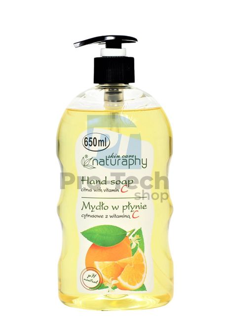 Рідке мило лимон і вітамін С Naturaphy 650 мл 30131