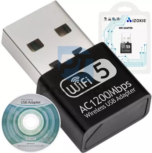 Адаптер Wi-Fi для USB 1200 Мбіт/с Izoxis 19181 75550