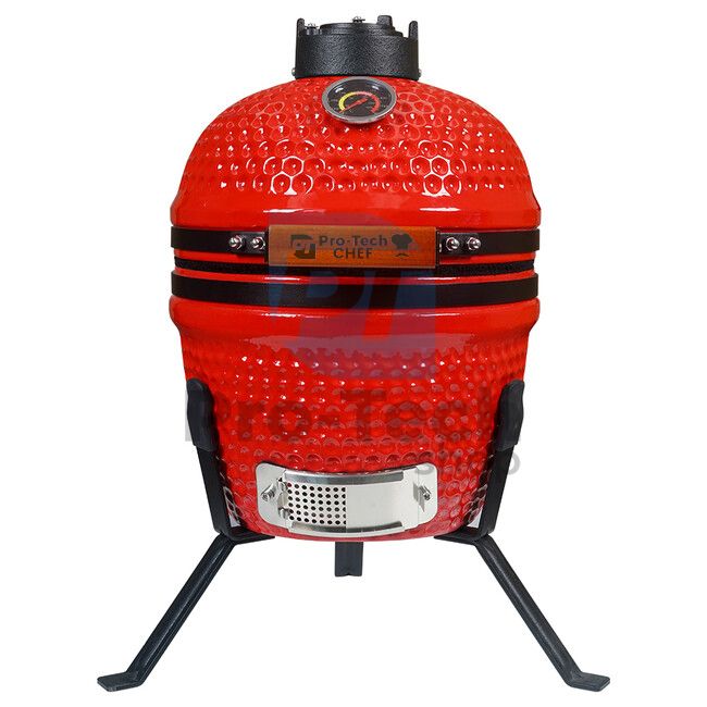 Садовий керамічний гриль Kamado CL-13 Pro-Tech CHEF червоний 40200